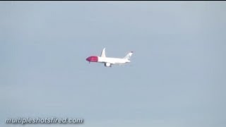 Final Approach and Landing Norwegian EILNA Sonja Henie 787 Dreamliner [upl. by Yllier]