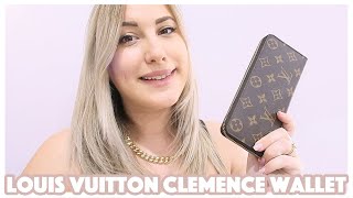 Louis Vuitton Clemence Wallet  6 Month Review [upl. by Atteirneh]