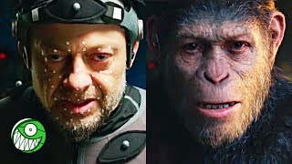 ANDY SERKIS El actor detrás de CAESAR GOLLUM Y SNOKE  El Planeta de los Simios La Guerra [upl. by Anifares]