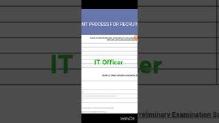 IBPS SO IT officer prelims score card ibps bank itofficer ibpsso ibpspo rrbpo rrbclerk sbipo [upl. by Xuagram]