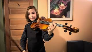 Sacha JorbaWu playing Paganini’s God Save the King age 11  FUN VERSION [upl. by Phillis548]