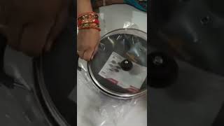 Flipkart nonstick kadai with lead review flipkart flipcartsale flipkartcontest ☺️🥘 [upl. by Lledroc]