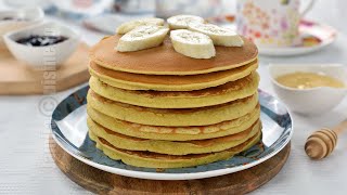 Clatite americane cu banane fara zahar  Pancakes cu banane CC Eng Sub  JamilaCuisine [upl. by Jayne]