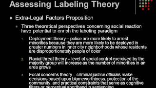 Criminological Theory Chapter 7 Video [upl. by Arsi]