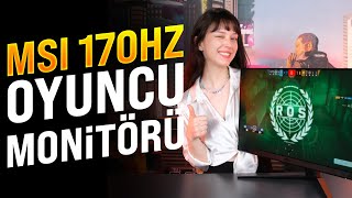 TÜM HEDEFLERİNİZİ YAKALAYIN  MSI G2412 170Hz 1 MS IPS PANEL OYUNCU MONİTÖRÜ [upl. by Fita]