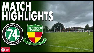 1874 Northwich 01 Nantwich Town  PitchingIn NPL West  28823 [upl. by Gatian]