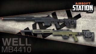 Well MB4410 Airsoft Sniper Rifle  Bolt Action  Overview [upl. by Darrelle]