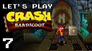 Lets Play Crash Bandicoot  100  Part 7  The Lab [upl. by Braca]