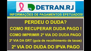 IMPRIMIR 2º VIA DO DUDA PAGO RECUPERE SEU DUDA PAGO 2º VIA DUDA GRT 2º VIA DUDA TRANSFERENCIA [upl. by Delp]