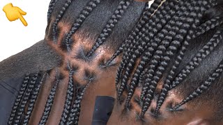 Can’t grip Knotless braids  The new way hairstyles howto JANEILHAIRCOLLECTION [upl. by Siradal]