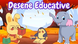 Desene Educative 🐶 Animale 🐶 1️⃣Numere1️⃣ 🟢Culori🟢  Multe alte Desene Animate Educative [upl. by Eisinger]