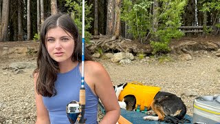 Solo Island Camping FIRST TIME FISHING [upl. by Danice]