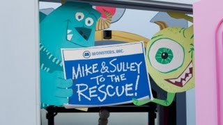 Monsters Inc Mike amp Sulley to the Rescue 1080p Disney California Adventure [upl. by Leidba]