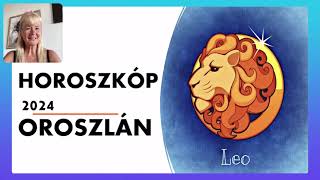 Horoszkóp 2024 OROSZLÁN  Szerelem párkapcsolat horoszkóp az Oroszlán jegyűek számára 2024 évre [upl. by Aduhey385]