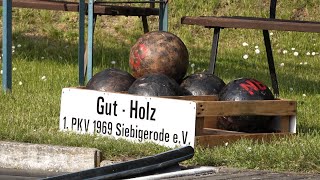 PUNKTum Platzbahnkegeln SG HergisdorfAhlsdorf I vs 1PKV Siebigerode I [upl. by Halludba]