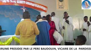 MESSE DACTION DE GRACE DU COMITE SORTANT DE LA PAROISSE SAINT JACQUES DU DOYENNE FUNGURUME PRESIDE [upl. by Vincelette]