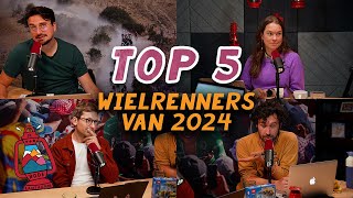 De top 5 beste wielrenners van 2024 [upl. by Brittain]