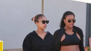 Lori Harvey Spotted During Workout in Los Angeles [upl. by Dhar]