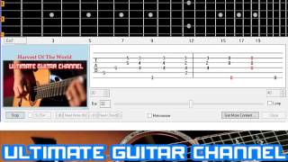 Guitar Solo Tab Harvest Of The World The Isley Brothers [upl. by Avalsorim244]