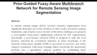 Prior Guided Fuzzy Aware Multibranch Network for Remote Sensing Image Segmentation [upl. by Annek35]