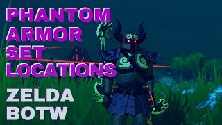 Zelda BOTW Phantom Armor EX Chest Locations [upl. by Wilow]