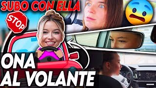 ONA AL VOLANTE ME SUBO A UNA CLASE PRACTICA CON ELLA Y LO PASO MAL TENGO MIEDO 😱😳BonbonReich [upl. by Negem]