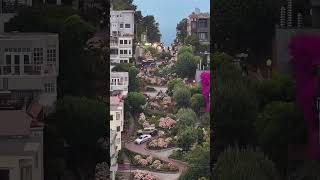 Lombard Street  It is worlds crookedest road located in San Franciscoदुनिया की सबसे टेढ़ी सड़क [upl. by Akcinat]