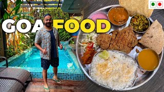 GOA ki Fish Thali Ros Omelette Food Tour in South Goa [upl. by Stout934]