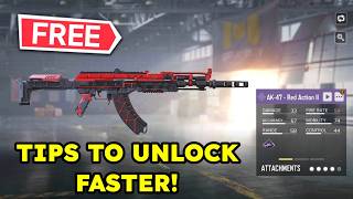 HOW TO GET FREE AK47  RED ACTION  MAIL CALL  COD MOBILE [upl. by Laekcim]