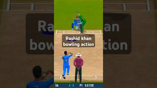 Rashid Khan Bowling Action 🤯 Rc24 dream cricket 24 shorts [upl. by Mello]