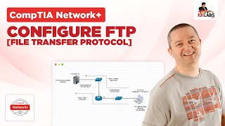 Configure FTP File Transfer Protocol  CompTIA Network [upl. by Malinin]