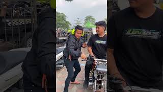 Kenalpot RX king mode DJ rajajalanan135cc rxking135cc djrxk 2stroke [upl. by Hanima]