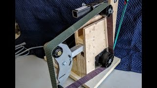 Wood Frame 2x72 Belt Grinder [upl. by Selinda850]