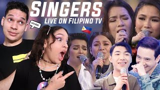 Latinos React to Best SINGING MOMENTS on FILIPINO TELEVSION ft Vice Ganda Show [upl. by Emmalee]