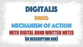 Cardiac glycosidesDigitalisDigoxin Mechanism of action [upl. by Veda]