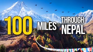 Hiking 100 Miles Through Nepal On The Manaslu Circuit 4k 🇳🇵 [upl. by Alabaster]