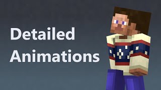 OUTDADTED Detailed Animations  Minecraft Player Animations [upl. by Osmo]