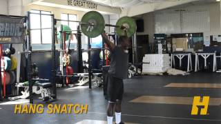 Hang Snatch  Short Demo [upl. by Beane240]