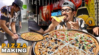 INCREDIBLE PIZZA MAKING IN PAKISTAN  Best In Lahore [upl. by Suravaj]