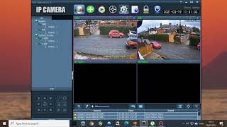 HiP2P camera monitor tutorial Windows 10 CTRONICS cctv [upl. by Nahtanaj]