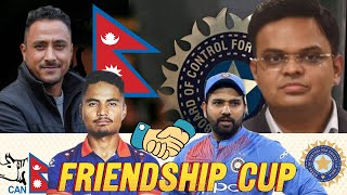 FRIENDSHIP CUP  Nepal Gujrat  Baroda T20 Tri Series 2024  भारतमा खेल शिक्षण cricket nepal [upl. by Aitnom]