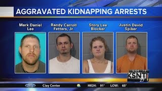 4 arrested in Geary County kidnapping incident [upl. by Halludba]