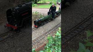 Firth of Tay amp Prince Palatine arriving into Lakeside 📹🚂 trains miniaturerailway steamgala [upl. by Silletram976]