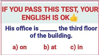 English Grammar Test ✍️📖 if you pass this test your English is ok [upl. by Monto]