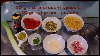 PESTO DI PISTACCHI E POMODORINI CILIEGIA [upl. by Myna]