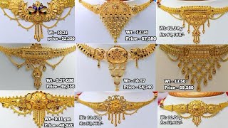 gold choker designs  gold choker necklace with price  choker necklace weight and price  necklace [upl. by Aiz]