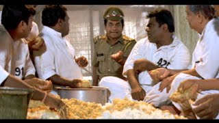 मेरी जेल में चिकन बिरयानी चल रही है  Brahmanandam Hindi Dubbed Comedy Video [upl. by Bosch]