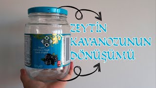 Zeytin Kavanozunun Muhteşem Dönüşümü  Kendinyap  Diy [upl. by Marianne639]