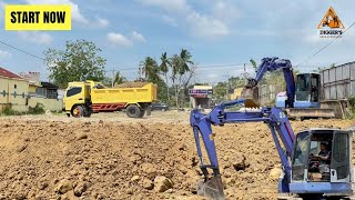 Watch the Komatsu PC78UU in Action Expert Ground Leveling [upl. by Arrait]