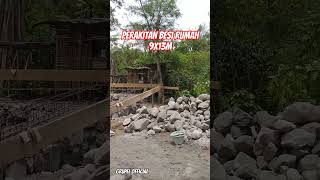 Pembesian Rumah 9x13m music ambient aesthetic rain shortvideo automobile nature subscribe [upl. by Emelda753]